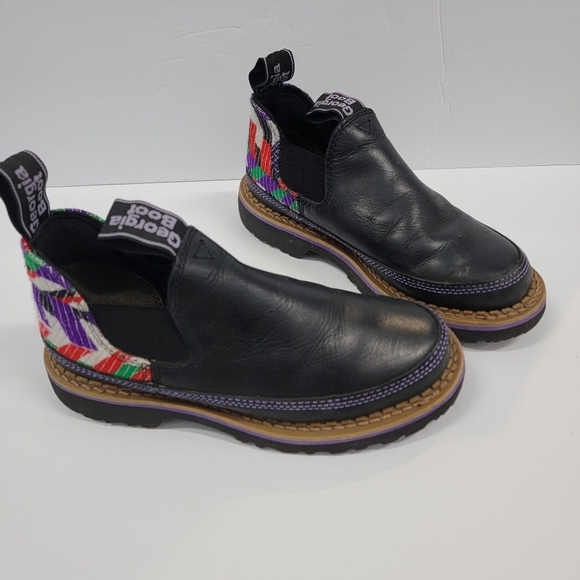 Georgia Giant Ankle Boots Oil and Skip Resistant 6 - Picture 1 of 10